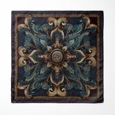 BARZIN SILK POCKET SQUARE